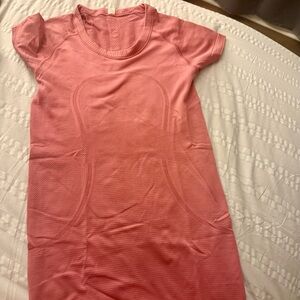 lululemon athletica Pink Short Sleeve Tee